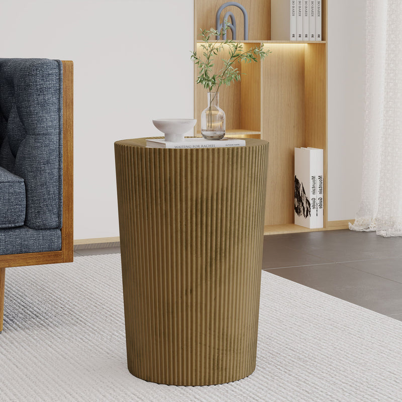 Langseth - Iron Sunburst Side Table Modern Design