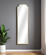 Load image into Gallery viewer, 64" Metal Beaded Arch Full Length Hanging Mirror - Gold
