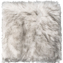 Load image into Gallery viewer, 17" X 17" Faux Fur Dining Chair Cushion Pads (Set of 2) - Gray
