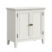 Load image into Gallery viewer, 2 Door Buffet Cabinet With Adjustable Shelves - Matte White / Grayish
