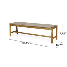 Load image into Gallery viewer, Cambria - 3 Seater Bench - Teak
