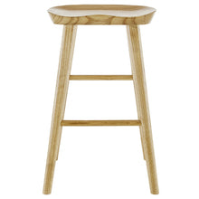 Load image into Gallery viewer, Backless Bar Height Bar Chair - Natural

