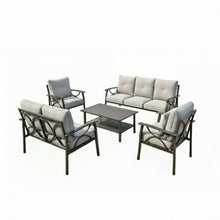 Load image into Gallery viewer, Patio Furniture Set With Coffee Table And Cushions For Backyard
