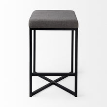 Load image into Gallery viewer, Steel Backless Counter Height Bar Chair - Brown
