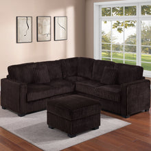 Load image into Gallery viewer, Modern Sectional Set With Cocktail Ottoman
