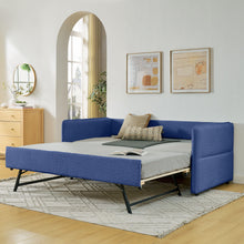 Load image into Gallery viewer, Upholstered Daybed With Pop Up Trundle
