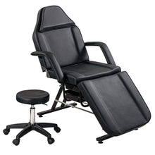 Load image into Gallery viewer, 72.8" Massage Salon Tattoo Chair With Two Trays Esthetician Bed With Hydraulic Stool, Multi-Purpose 3-Section Facial Bed Table, Adjustable Beauty Barber Spa Beauty Equipment
