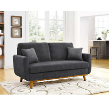 Load image into Gallery viewer, Upholstered Loveseat With Arms And Pillows
