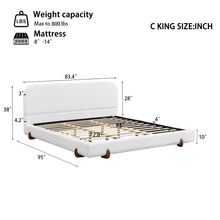 Load image into Gallery viewer, Elegant Upholstered Bed Frame
