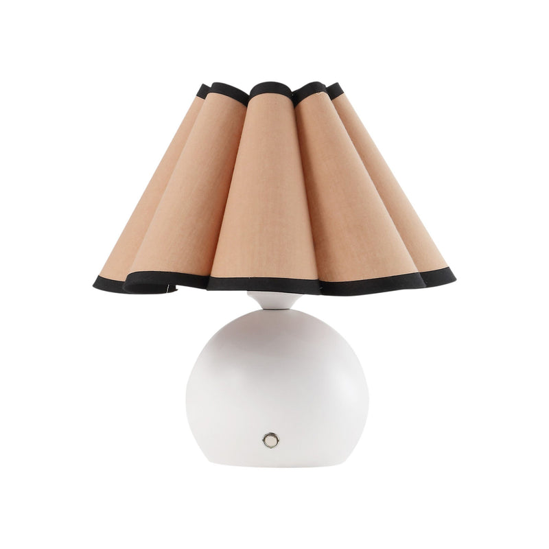 Novelty Table Lamps With Empire Shades (Set of 2) - Ivory