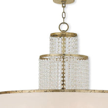 Load image into Gallery viewer, Eight Light Dimmable Chandelier With Shades - Gold
