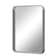 Load image into Gallery viewer, 50" Metal Leaning Framed Accent Mirror - Silver
