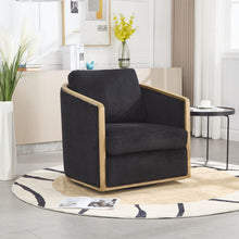Load image into Gallery viewer, Corduroy Barrel Chair, 360 Degree Swivel
