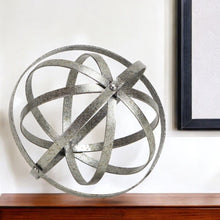 Load image into Gallery viewer, Speckled Orb Decorative Tabletop Sculpture - Gray
