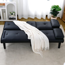 Load image into Gallery viewer, Sofa Bed With Foldable Design And Cup Holder
