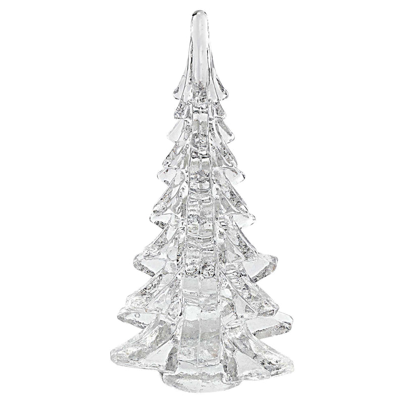 Mouth Blown Christmas Tree Sculpture (376078) - Clear