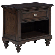 Load image into Gallery viewer, Berwick - 1 Drawer Nightstand With Open Cubby - Dark Oak
