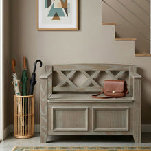 Load image into Gallery viewer, Amherst - Small Transitional Entryway Storage Bench
