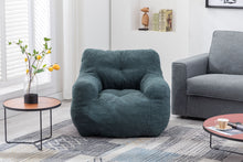 Load image into Gallery viewer, Soft Teddy Fabric Tufted Foam Bean Bag Chair With Teddy Fabric

