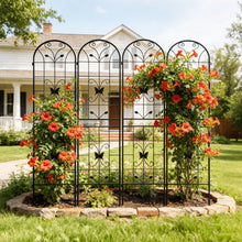 Load image into Gallery viewer, Garden Metal Trellis Rustproof Trellis For Climbing Plants Outdoor Flower Support
