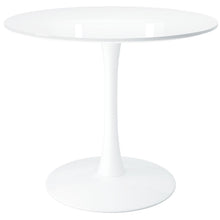 Load image into Gallery viewer, 36" Metal Dining Table - White
