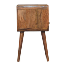 Load image into Gallery viewer, 22" Modern Solid Wood Square One Drawer Nightstand - Oak
