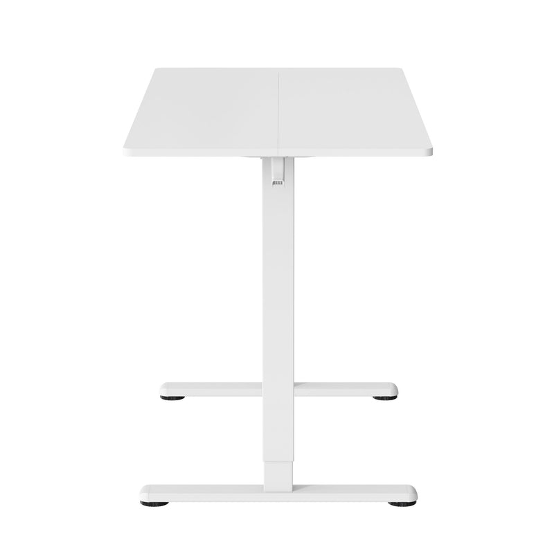 Adjustable T-Shape Standing Desk - White