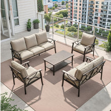 Load image into Gallery viewer, Patio Furniture Set With Coffee Table And Cushions For Backyard
