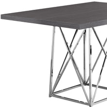 Load image into Gallery viewer, 48" Metal Dining Table - Gray / Silver
