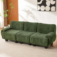 Load image into Gallery viewer, 3 Seater Sofa Couch With Curved Armrests

