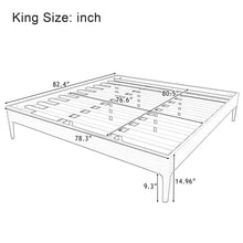 Load image into Gallery viewer, Modern Minimalist Style Platform Bed
