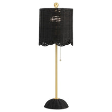 Load image into Gallery viewer, 28" Table Lamps With Drum Shades (Set of 2) - Black
