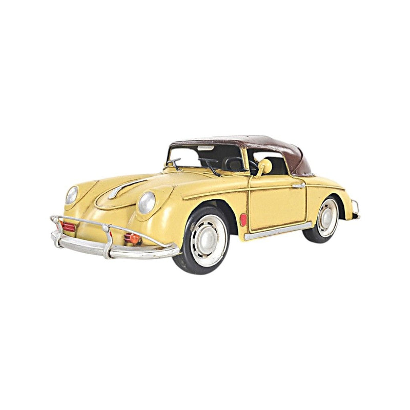 c1963 Aston Martin DB5 Sculpture - Yellow / Dark Brown