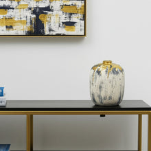Load image into Gallery viewer, Modern Abstract Table Vase (574216) - Gray / Gray / Ivory
