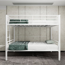 Load image into Gallery viewer, Metal Bunk Bed For Kids, Convertible Bedframe With Ladders &amp; Guardrail
