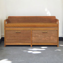 Load image into Gallery viewer, Oxford - 2 Drawer Storage Bench - Beige
