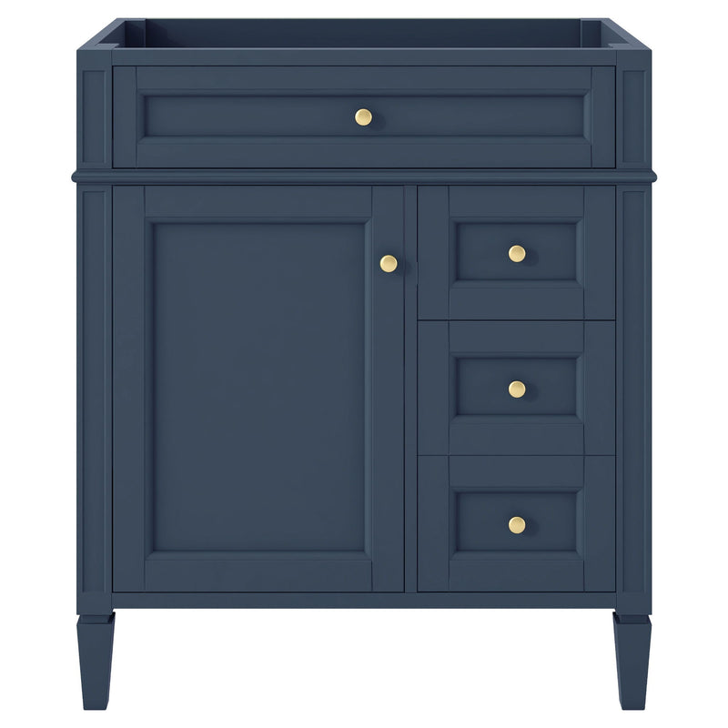 Bathroom Vanity With 2 Drawers And Tip-Out Drawer, Storage Cabinet