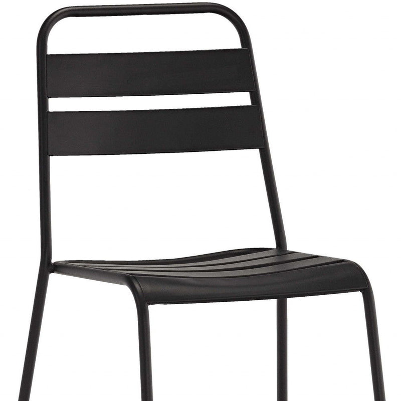 Faux Leather Dining Room Side Chairs (Set of 4) - Gray