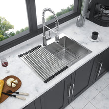 Load image into Gallery viewer, Drop In Kitchen Sink, 16 Gauge Stainless Steel, Single Bowl, Topmount Basin
