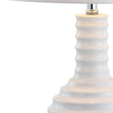 Load image into Gallery viewer, 30" Novelty Table Lamp LED With Globe Shade - White
