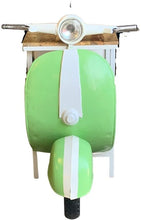 Load image into Gallery viewer, Novelty Scooter Open Cabinet With Two Shelves - Green And White
