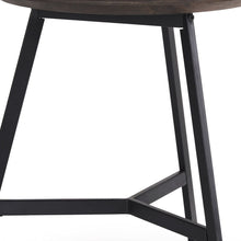 Load image into Gallery viewer, Solid Wood Metal Tray Table (605380) - Espresso / Black

