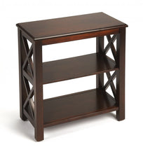 Load image into Gallery viewer, Two Tier Standard Bookcase - Dark Brown
