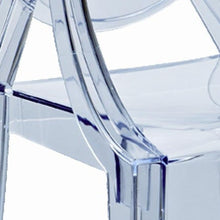 Load image into Gallery viewer, Heavy Duty Plastic King Louis Back Dining Arm Chairs (Set of 4) - Clear
