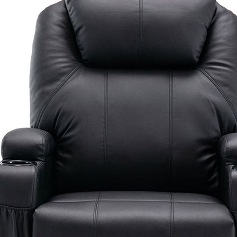 Power Heated Massage Lift AssiStand Recliner - Black