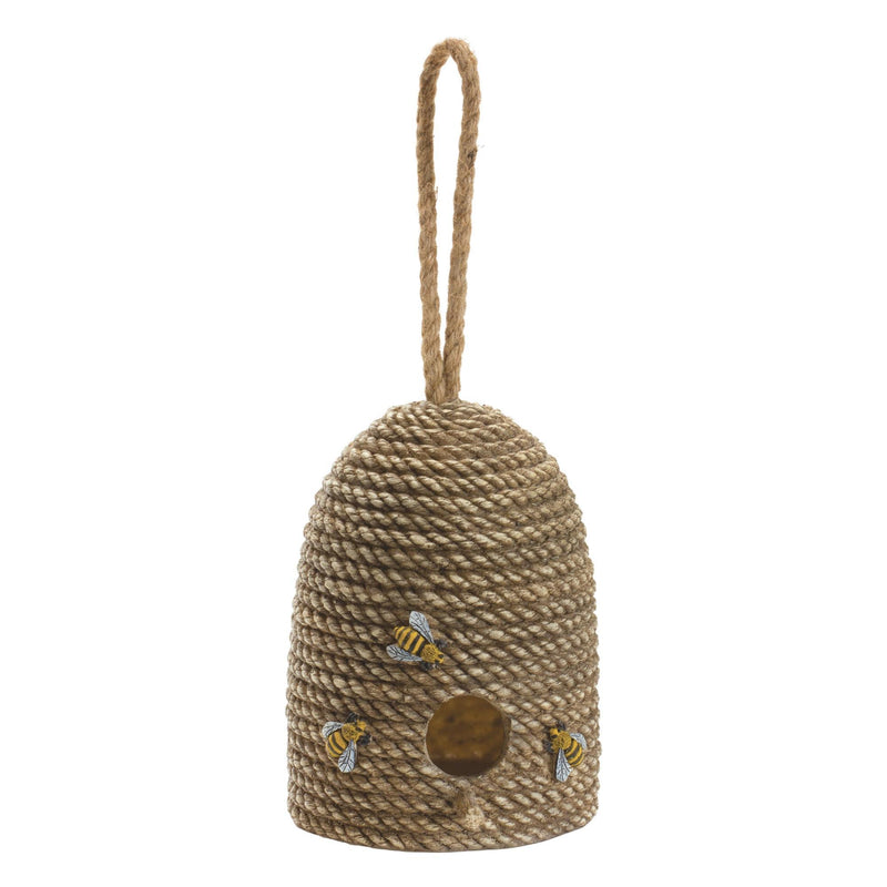 Polyresin Decorative Bird House - Brown