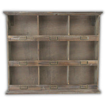 Load image into Gallery viewer, 27" Solid Wood Wall Mounted Display Stand - Dark Brown
