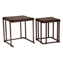 Load image into Gallery viewer, 22" Pedestal Iron End Table - Bronze
