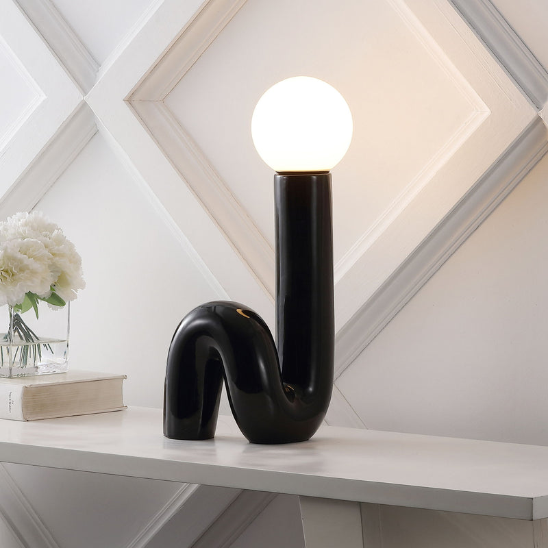 18" Novelty Table Lamp - Black