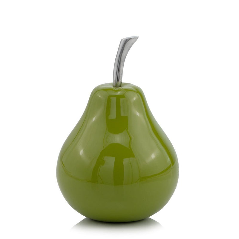 Buffed Pear Sculpture - Green